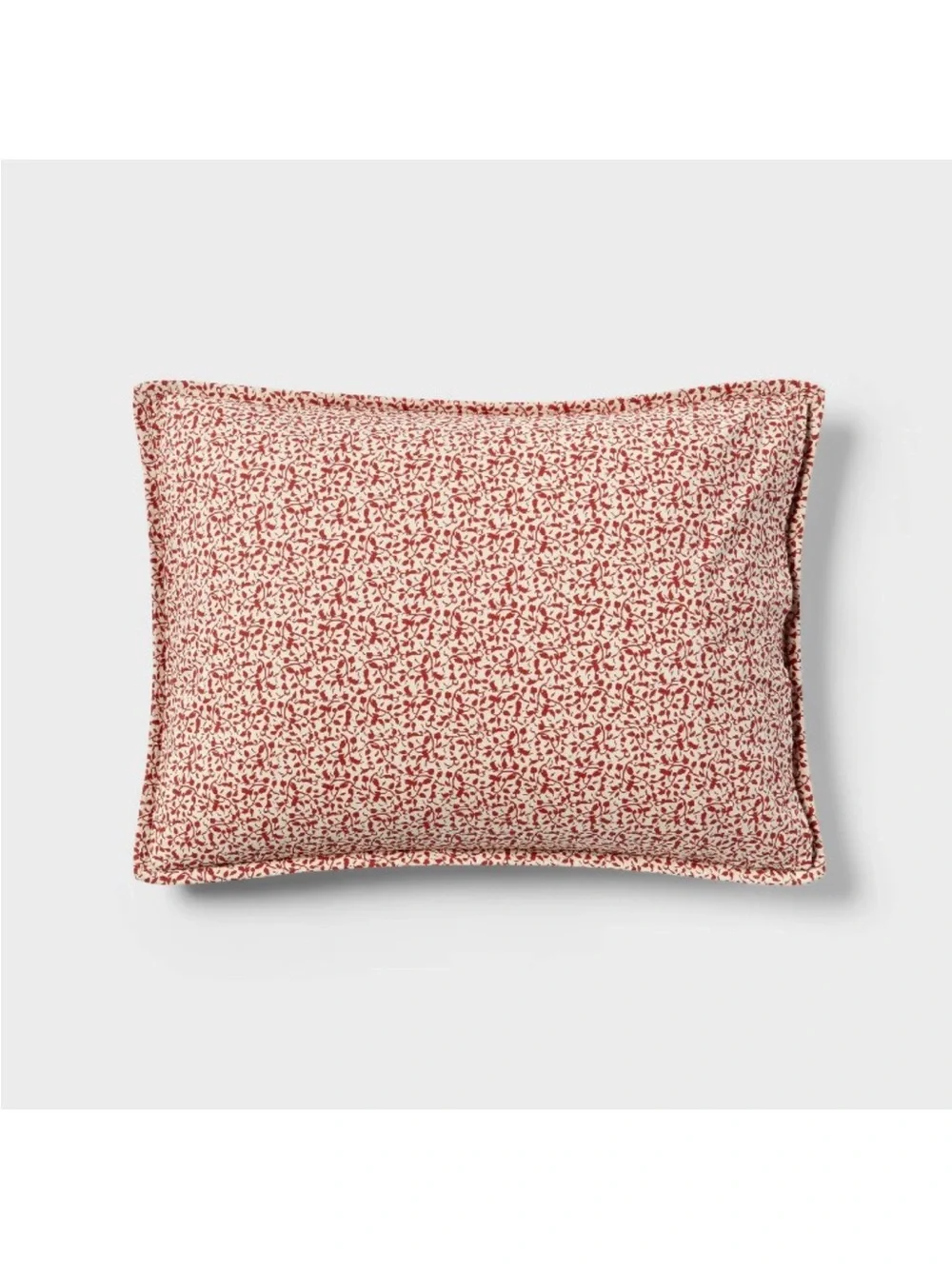 King Patchwork Quilt Set Red - Threshold
